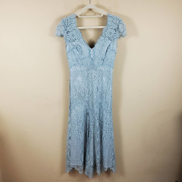CATHERINE DEANE Blue Lace Miya Dress